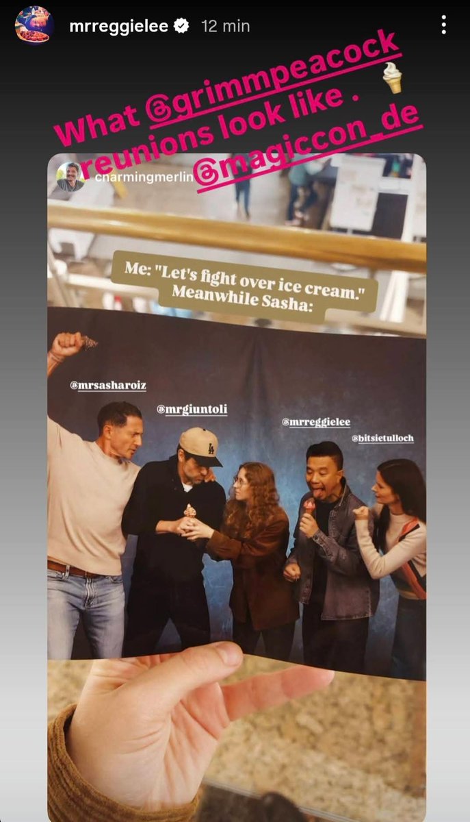 PiliTF's tweet photo. Via #ReggieLee on Instagram Stories
From charmingmerlin post
What @grimmpeacock look like. ๐ฆ
#MagicCon_de
Bonn, Germany
September 28, 2025
#SashaRoiz #mrsasharoiz #BitsieTulloch #DavidGuintoli
#SashaRoizSupportive https://t.co/yvvdI1T9pV