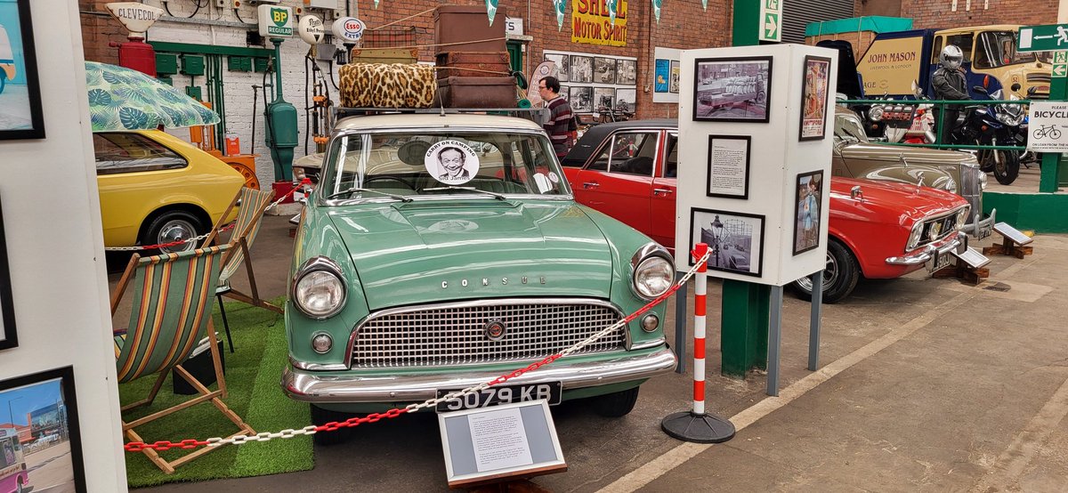 HiKennys's tweet photo. This museum has a display celebrating the world's second most famous Ford Consul.
#OneForTheRegular
#StHelens https://t.co/qh9WUsZafw