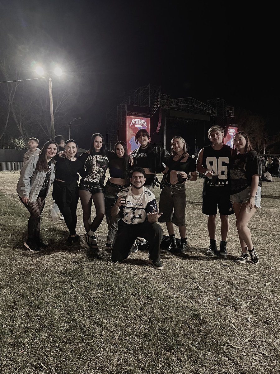 Con este grupo hasta el fin del país o del mundo 🤍