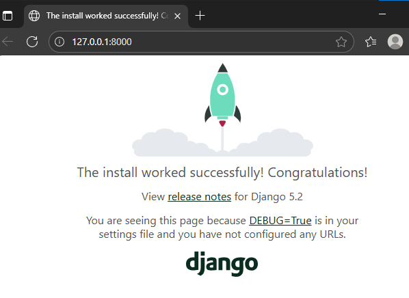 AarchiPalikhel's tweet photo. #LUD1 of the challenge was completed by mastering the initial setup for Django. I installed it in a virtual environment, created the first project, & got the development server running locally. I also internalized the core MVT architecture. #LearningUtsav2025 #FestivalOfLearning https://t.co/eAmqgvYUNw