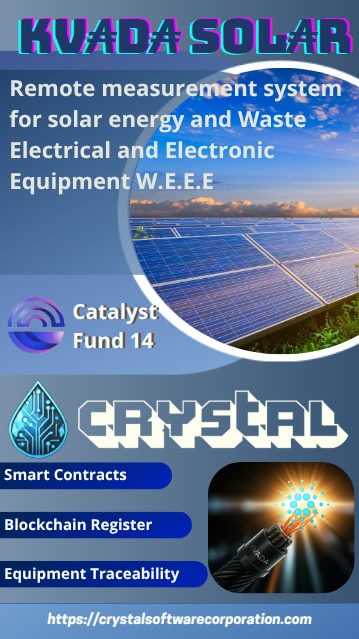 CSC_Creative's tweet photo. 🌍 Sostenibilidad meets #Blockchain KV₳D₳ Sol₳r revoluciona el sector solar con: ✅ Medición remota automatizada ✅ Tokenización transparente
✅ Trazabilidad total ¡VOTA por la innovación verde! 🗳️👇
https://t.co/VT3BN4dGIz
#CardanoCommunity #ProyectCatalyst #Fund14 #Crystal https://t.co/K8pD1A8WFn