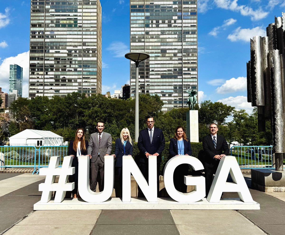 An intense and highly productive #UNGA80 week has wrapped up.

Grateful to the <a href="/CyprusMFA/">Cyprus MFA</a> team for their dedication and hard work!