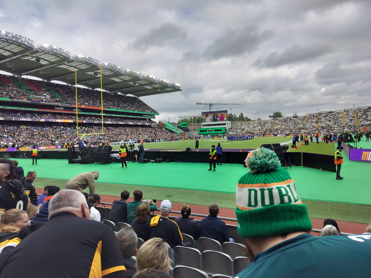 SoberDavidGames's tweet photo. @gameswithnames Currently at the Steelers/Vikings game in Dublin https://t.co/SOzwz9z2t0