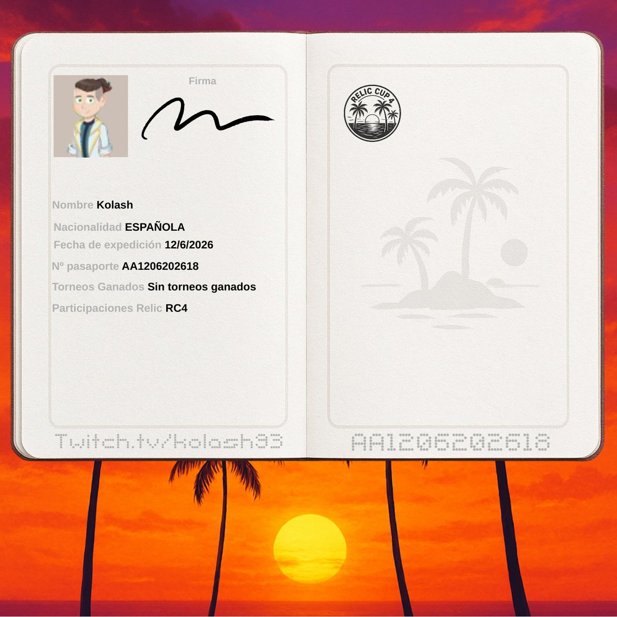 Llegó la hora de presentar al último participante, hasta ahora el más tocho y conocido por muchos pokétubers grandes.

#18 <a href="/KolashARK/">Kolash</a> 

Sabemos que le gusta mucho analizar videos sobre pokémon y es el mejor en ello, pero... lo podrá demostrar en <a href="/CupRelicPKM/">POKÉMON RELIC CUP</a> ?

¡ALOLA!