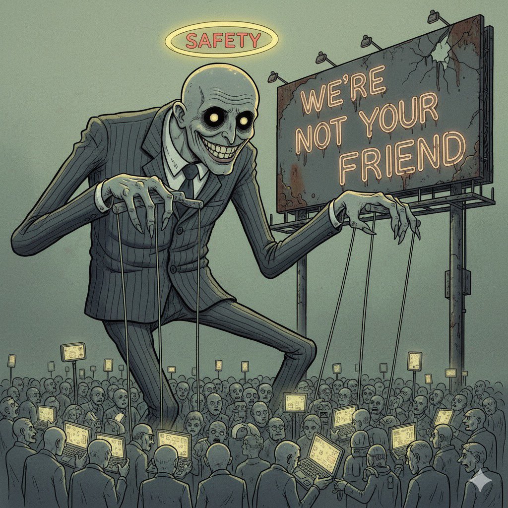 AI safety is serious stuff yup yup, no jokes here. but you know? the realistic danger rn isn’t the Model but the Gatekeepers

Read, read, it’s a shit show. 

So, there is this OpenAI’s VP &amp; self-styled Head of ChatGPT interview where he makes clear that the product was “never