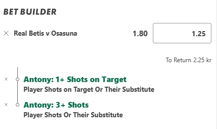 PropsDrops's tweet image. 🌍Real Betis - Osasuna
🏆La Liga