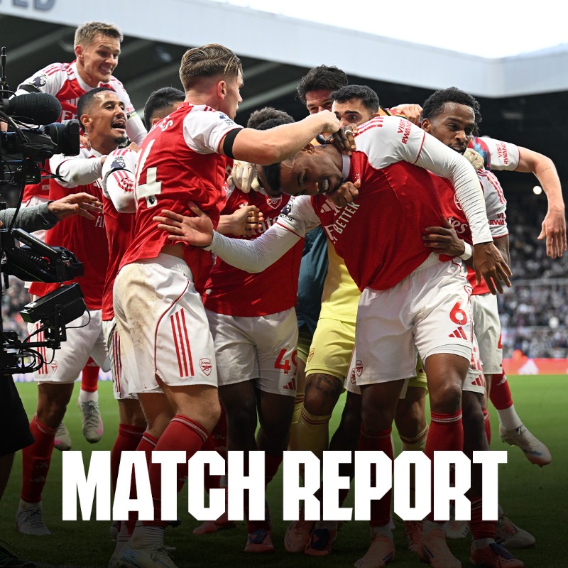 Arsenal's tweet photo. THIS TEAM ❤️

Read the match report for our take on a special afternoon at Newcastle 👇
