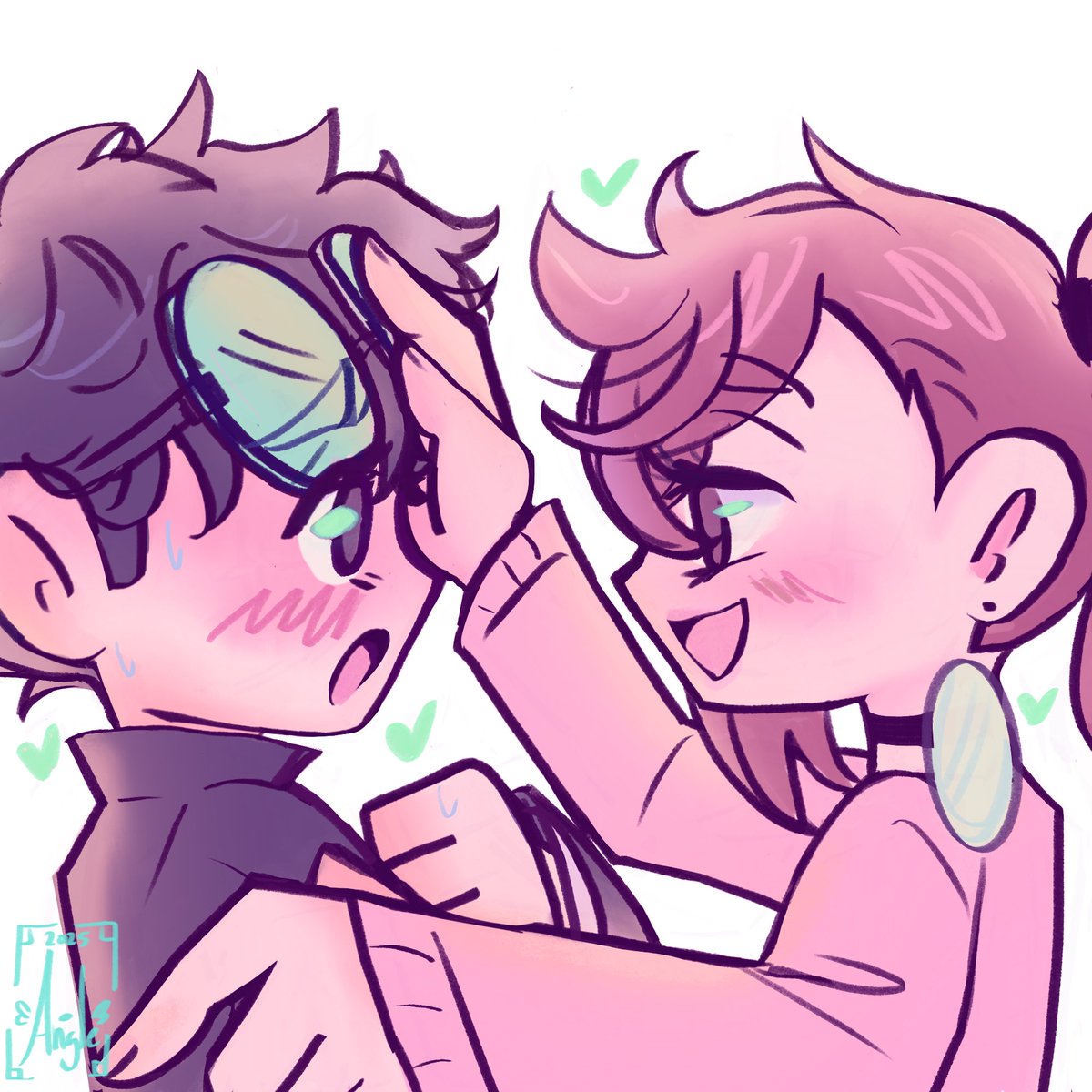 Too shy shy boy! 
#Dandadan #ダンダダン