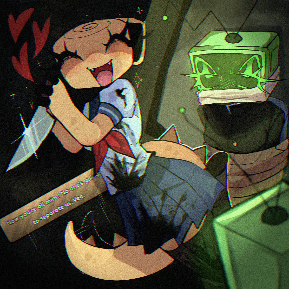 yandere shelly 😱

#dandysworld #dandysworldfanart #shellvision #shelly #vee