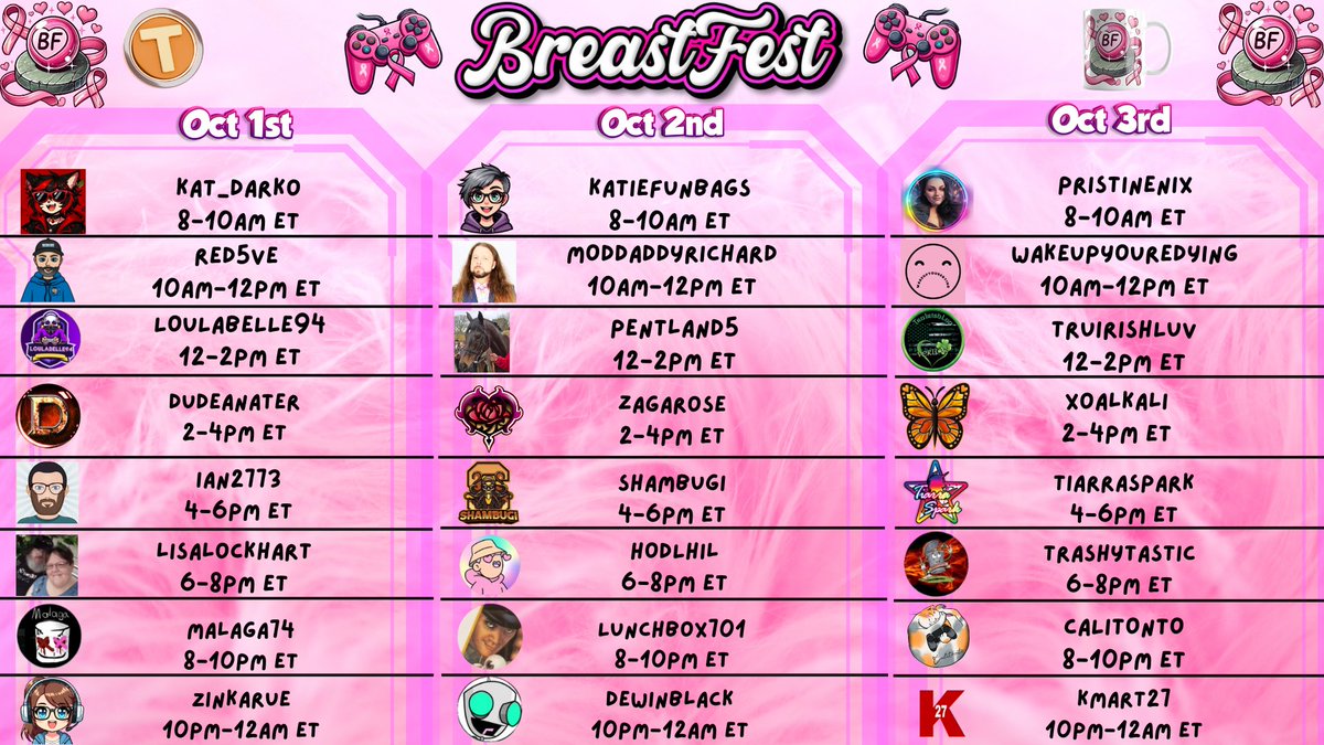 kat_darko's tweet image. This week!!

Starting on the 1st October!

24 streamers coming together with one goal, to raise awareness!!

This has taken alot of planning but im so excited and grateful to everyone who has joined and helped out! 

🩷🩷🩷