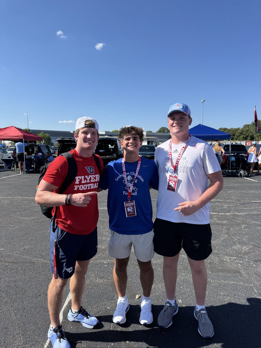 Tyler King (@tylerking_9) on Twitter photo Had a great time at University of Dayton! Thank you <a href="/CoachWhalen59/">Greg Whalen</a> <a href="/CoachOrts/">Mike Orts</a> <a href="/coachyakes7/">Anthony Aker</a> for having me!
<a href="/Oakley_Watkins/">Oakley Watkins</a> <a href="/draydenburton/">Drayden Burton</a> <a href="/willvernon18/">Will Vernon</a> <a href="/MattieLebryk/">Cameron Lebryk</a> Had a great time at University of Dayton! Thank you <a href="/CoachWhalen59/">Greg Whalen</a> <a href="/CoachOrts/">Mike Orts</a> <a href="/coachyakes7/">Anthony Aker</a> for having me!
<a href="/Oakley_Watkins/">Oakley Watkins</a> <a href="/draydenburton/">Drayden Burton</a> <a href="/willvernon18/">Will Vernon</a> <a href="/MattieLebryk/">Cameron Lebryk</a>