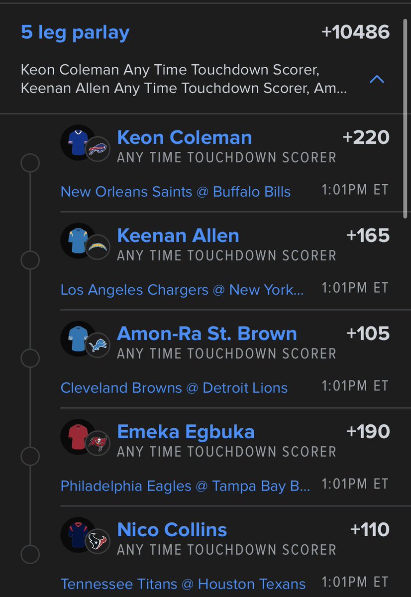 ashwitdaguapp's tweet image. 1pm WRs TDs 😂 my brudda got the RBs in I’m sat @Rvisaiah_ @SlimeeLab
account.sportsbook.fanduel.com/sportsbook/add…