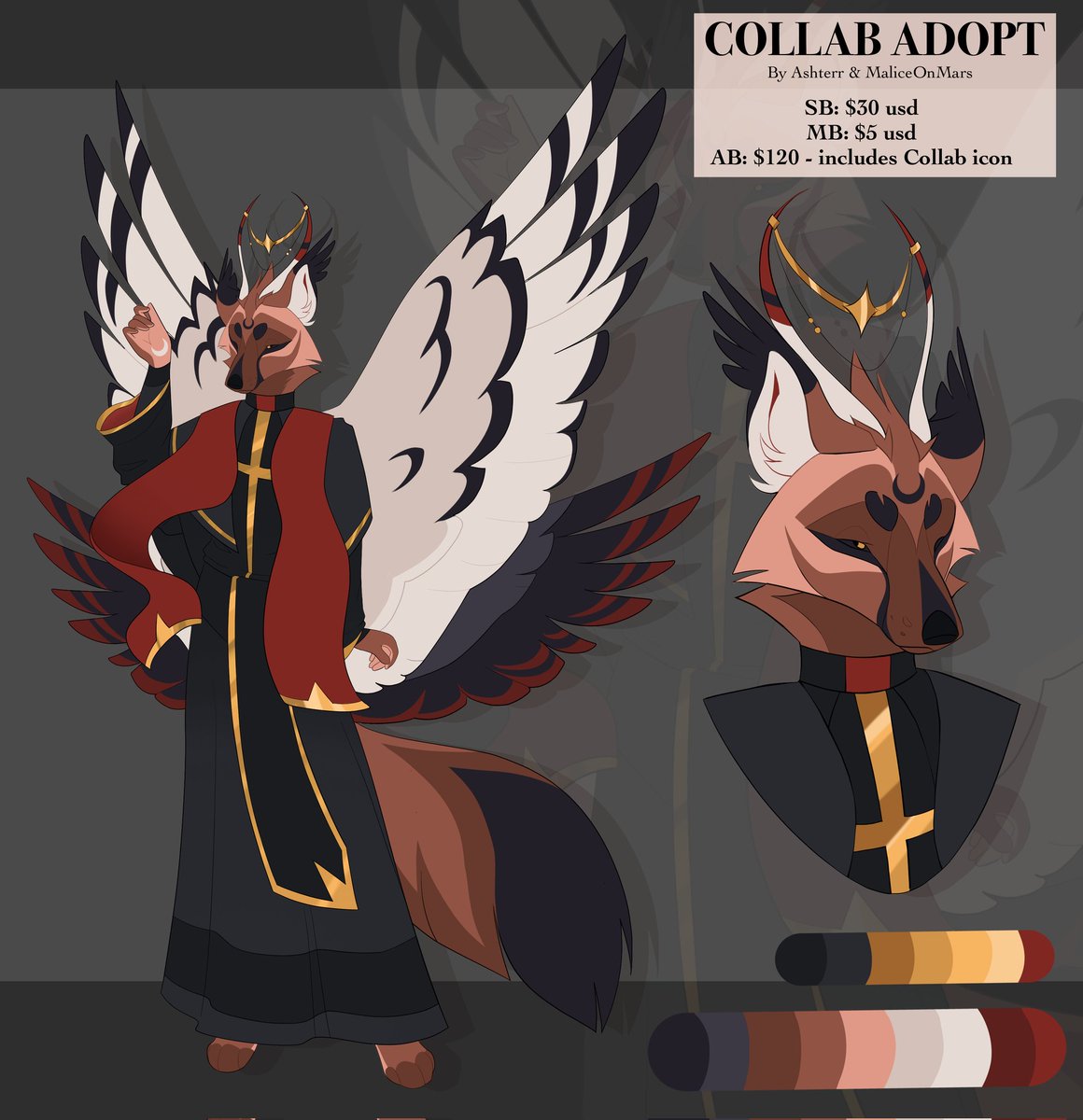 DominicMars's tweet photo. ⭐️ Collab adopt auction ⭐️
🔸️SB: $30 USD
🔸️MB: $5 USD
🔸️AB: $120 USD (Includes a free collab icon!)

-Payment via PayPal or Kofi only.
-Auction is up for 72 hours, or until AB is placed
-Payment to be made within 24hrs after the auction ends https://t.co/8yhFyfGEps