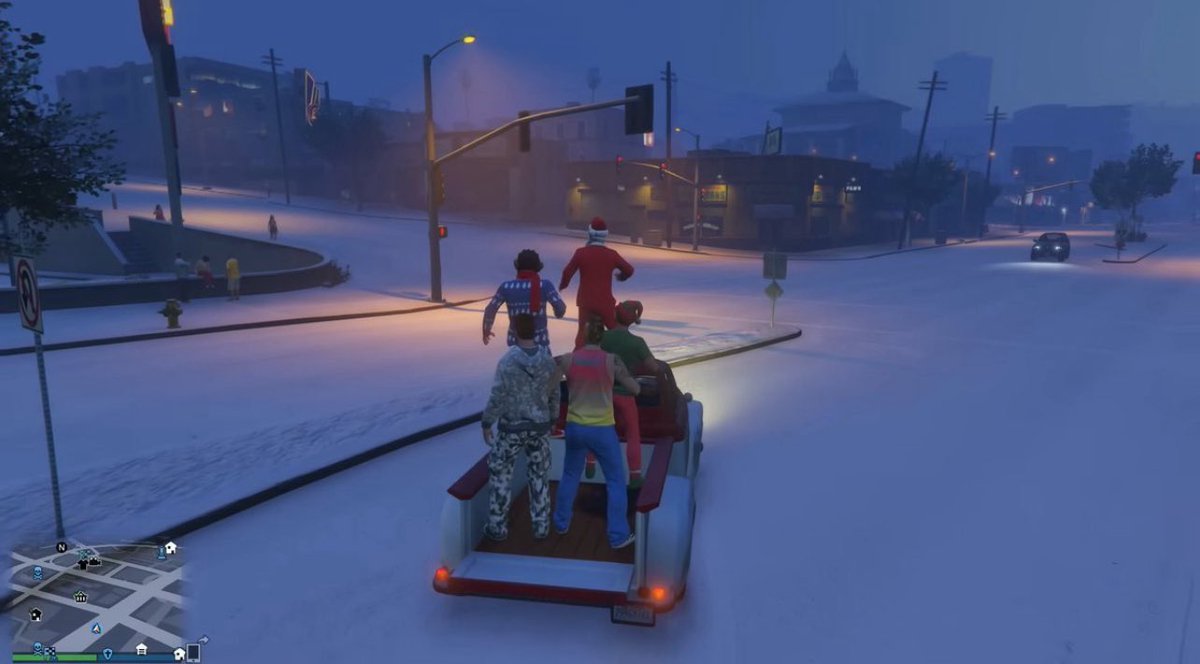 Makiman131's tweet photo. Este año será la última Navidad en GTA Online. Disfruten🫡 https://t.co/RSeGea5mhg