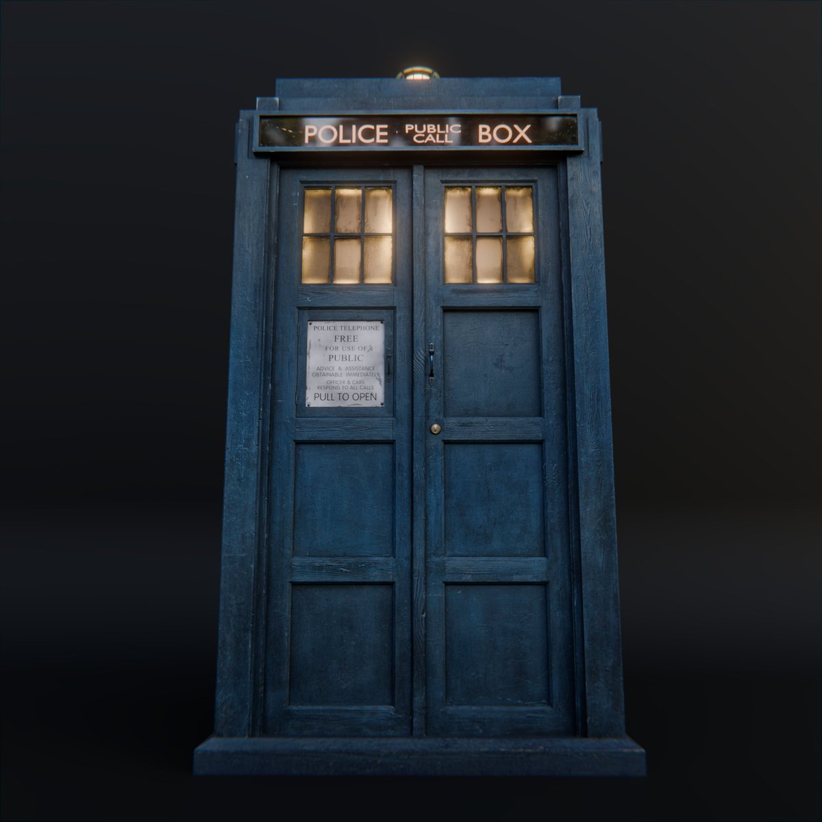 LostInSteve's tweet image. Different shots of my new 2005 TARDIS, it was about time I updated my old one 🫡