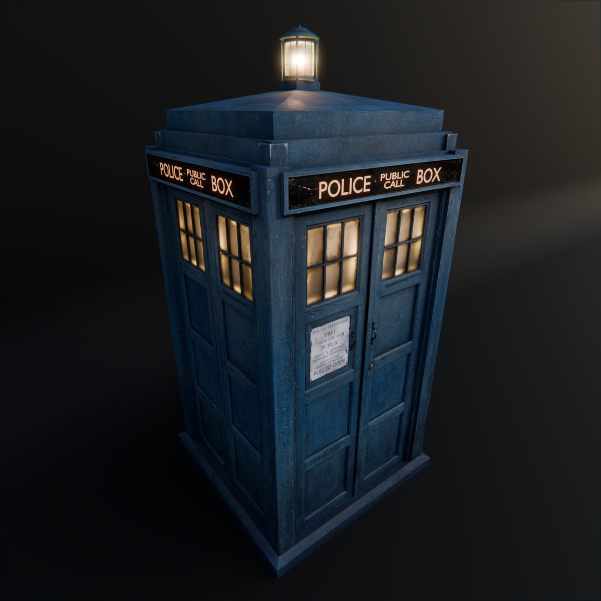 LostInSteve's tweet image. Different shots of my new 2005 TARDIS, it was about time I updated my old one 🫡