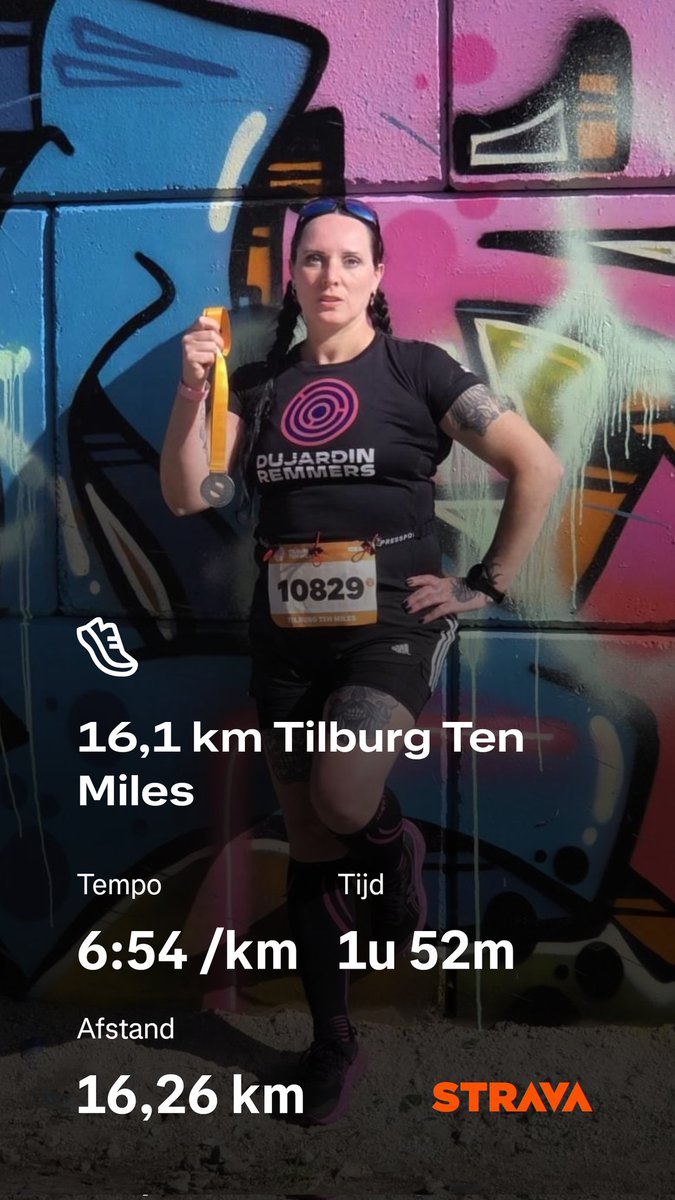 <a href="/loopmaatjes/">Loopmaatjes</a> <a href="/hardloopvriend/">Hardloopvriend</a>
Tilburg Ten Miles, je was tof! 😃

#ikloophard #hardlopen #running #runningjourney #runnerslife #sundayrunday

Bekijk mijn hardloopsessie op Strava: strava.app.link/tPoEzEdb2Wb