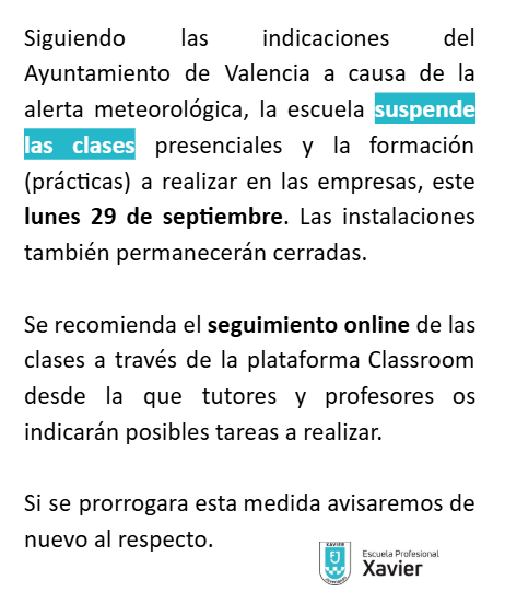 Escuela Profesional Xavier tweet media