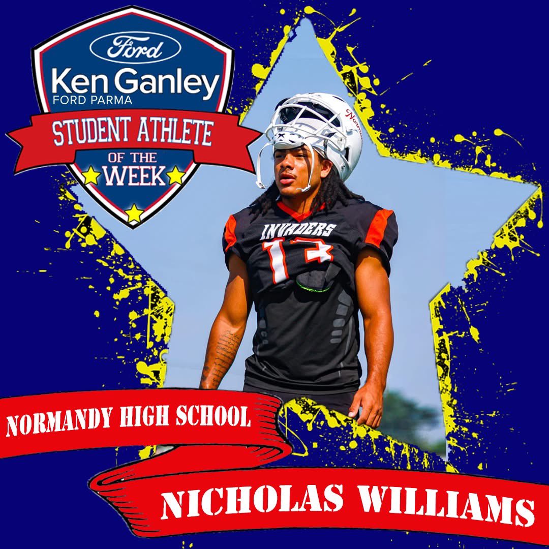GanleyFordParma's tweet image. 🌟 𝐒𝐓𝐔𝐃𝐄𝐍𝐓 𝐀𝐓𝐇𝐋𝐄𝐓𝐄 𝐎𝐅 𝐓𝐇𝐄 𝐖𝐄𝐄𝐊 
𝗡𝗶𝗰𝗵𝗼𝗹𝗮𝘀 𝗪𝗶𝗹𝗹𝗶𝗮𝗺𝘀
𝗝𝘂𝗻𝗶𝗼𝗿 𝗮𝘁 𝗡𝗼𝗿𝗺𝗮𝗻𝗱𝘆 𝗛𝗶𝗴𝗵 𝗦𝗰𝗵𝗼𝗼𝗹
𝗦𝗽𝗼𝗿𝘁𝘀: 𝗙𝗼𝗼𝘁𝗯𝗮𝗹𝗹 𝗮𝗻𝗱 𝗛𝗼𝗰𝗸𝗲𝘆 🏈🏒
#KenGanleyFordParma #StudentAthleteOfTheWeek #CongratsNicholas #GoInvaders