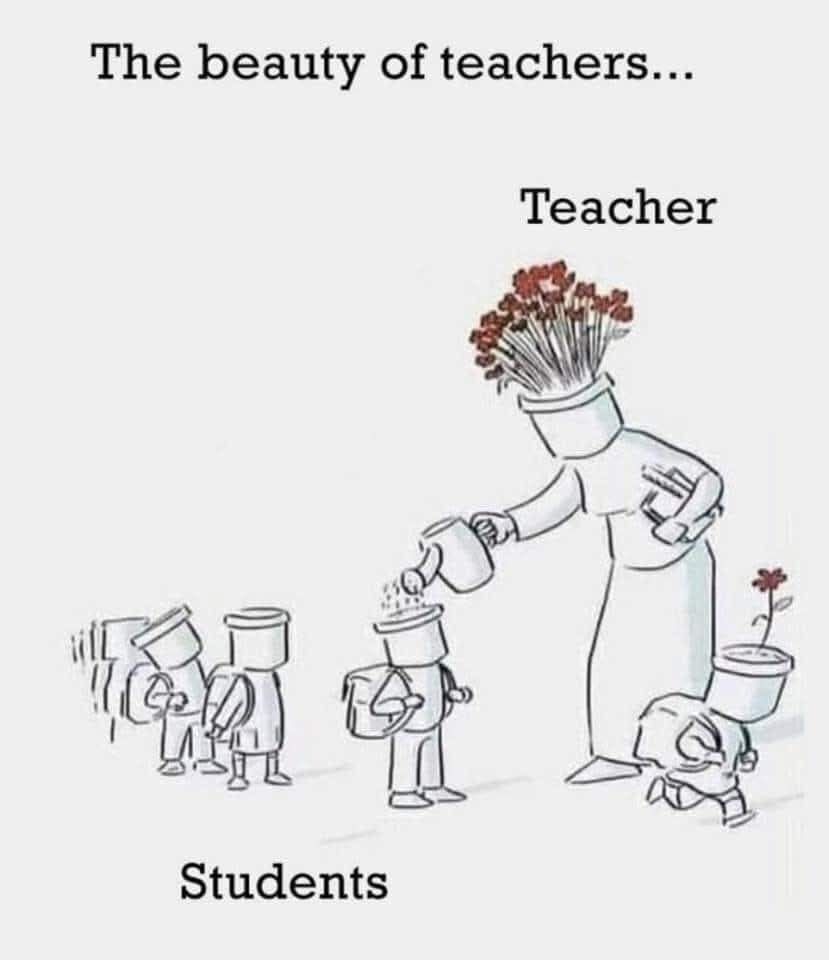 Thank you, teachers.