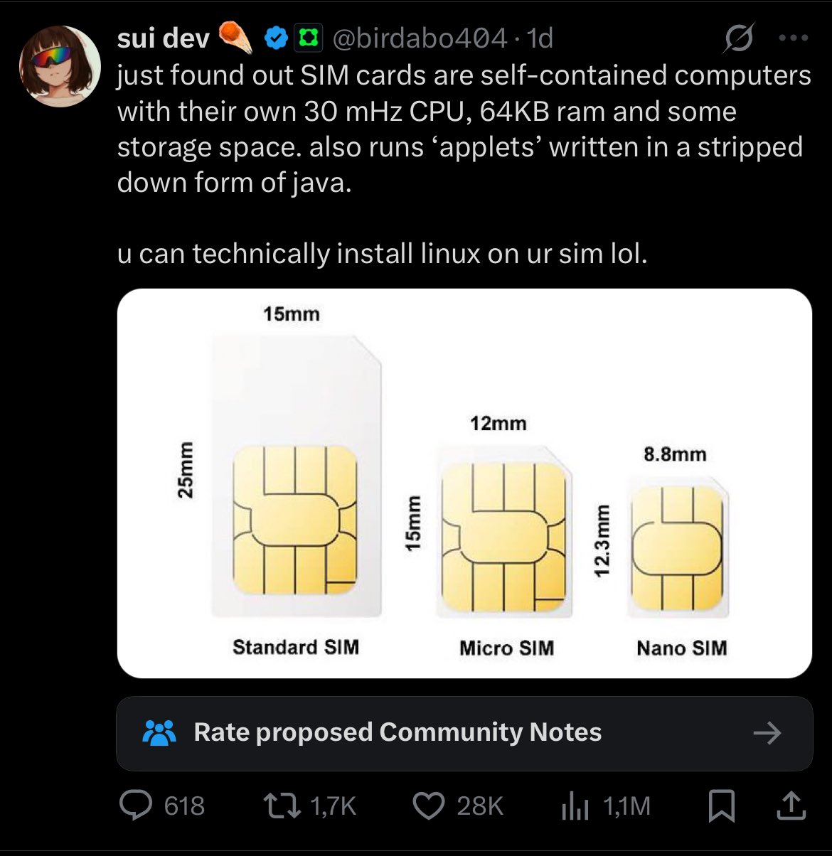 SIM Cards Feature Java-Based OS, Not Full Linux, Experts Clarify