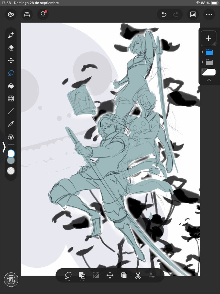 I’m alive.
Have some sketches of future nier art :)

#nier