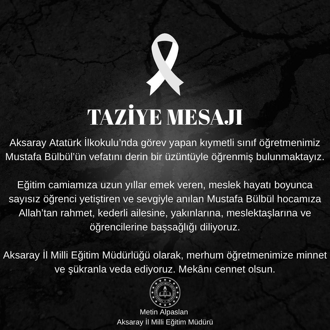 Aksaray İl Millî Eğitim Müdürlüğü (@aksaray_mem) on Twitter photo 