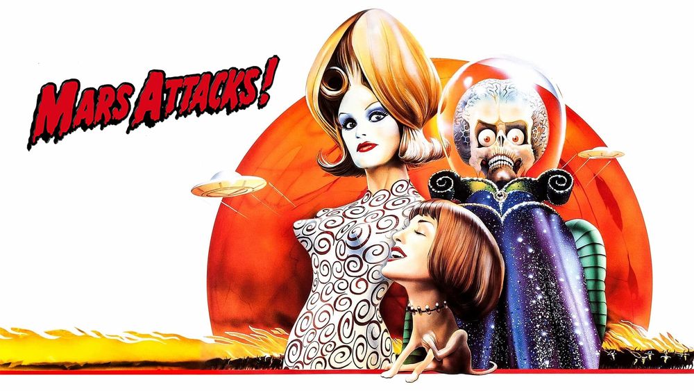 Mediasinfos's tweet image. Le dimanche 12 octobre prochain à 21h10, @6TER rediffusera le film #MarsAttacks avec #GlennClose #JackNicholson et #PierceBrosnan. Notre article est ici: mediasinfosblog.wordpress.com/2025/09/28/le-…