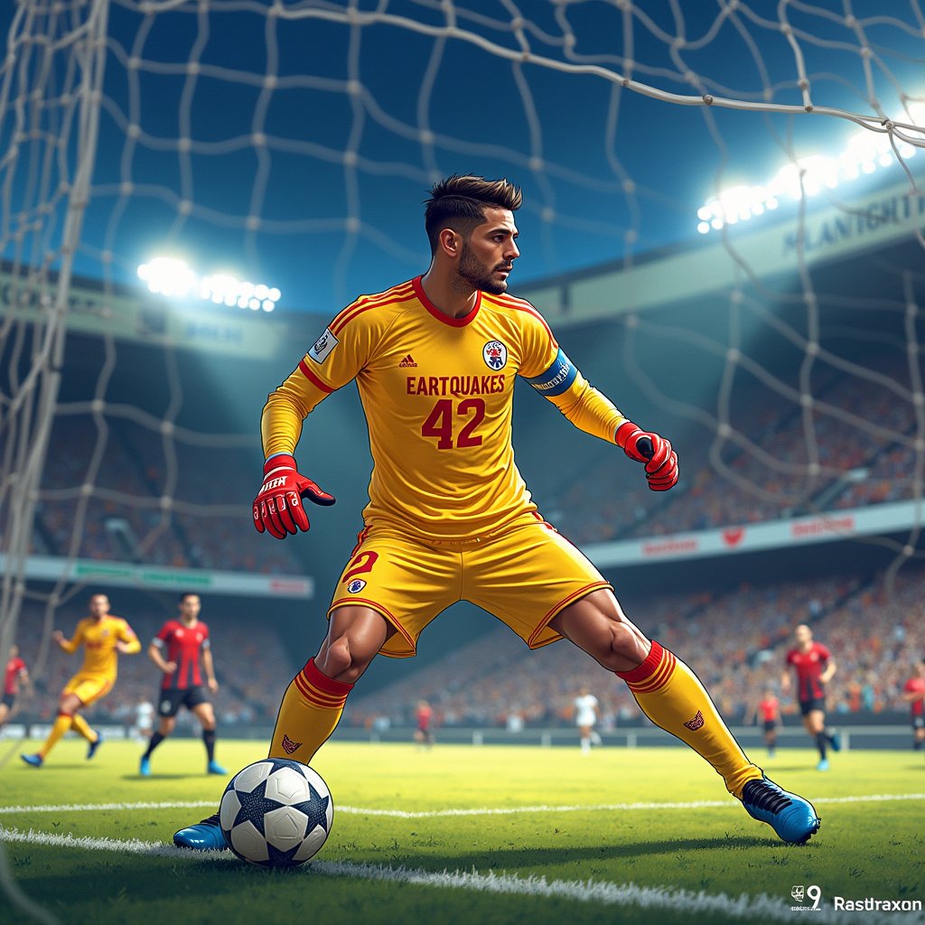 AboutSport59353's tweet image. Meet Daniel, the standout goalkeeper for San Jose Earthquakes! His skills and dedication make every match unforgettable. Proud to support such an inspiring player on and off the field ⚽️💪 #SoccerStar #MLS #Earthquakes rpst.cc/XzHKGx