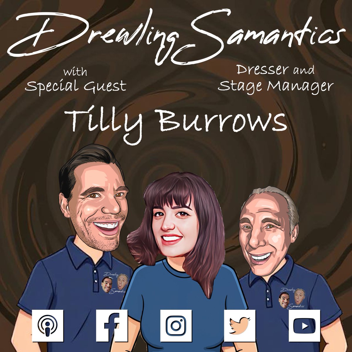 Drewling Samantics (@drew_and_sam) on Twitter photo Whether you’re a regular listener or viewer, or a newcomer, today’s guest episode is sure to be a treat! Tilly Burrows is a hugely talented dresser working on the musical Hamilton, join us to find out more her and another relatively unsung but essential job in the theatre world! Whether you’re a regular listener or viewer, or a newcomer, today’s guest episode is sure to be a treat! Tilly Burrows is a hugely talented dresser working on the musical Hamilton, join us to find out more her and another relatively unsung but essential job in the theatre world!