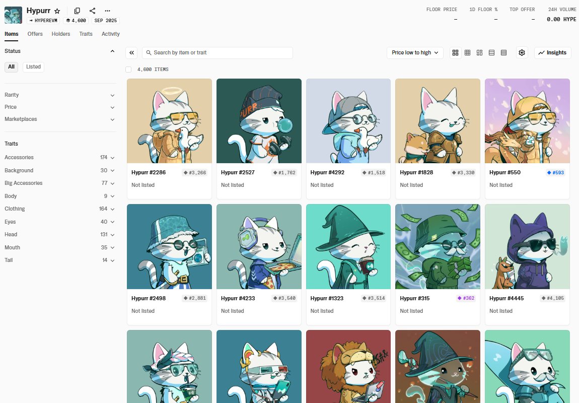 THE HYPURR NFTS ARE OUT https://t.co/Mm14TKSBqu