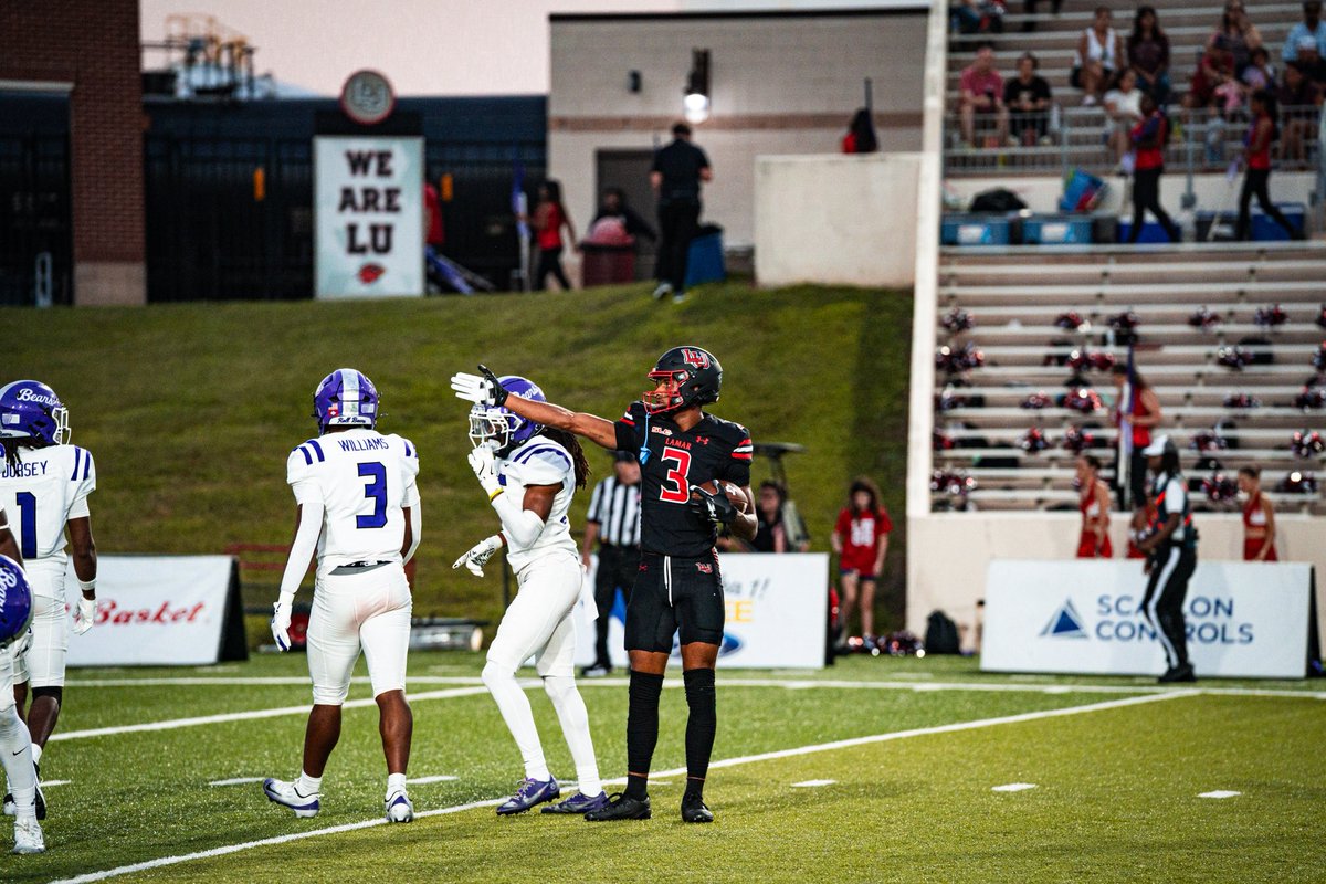 LamarFootball's tweet photo. About last night.

3-0 vs FCS non-conference opponents.

@SouthlandSports we did our part🫡 https://t.co/MoqXBxSGVx