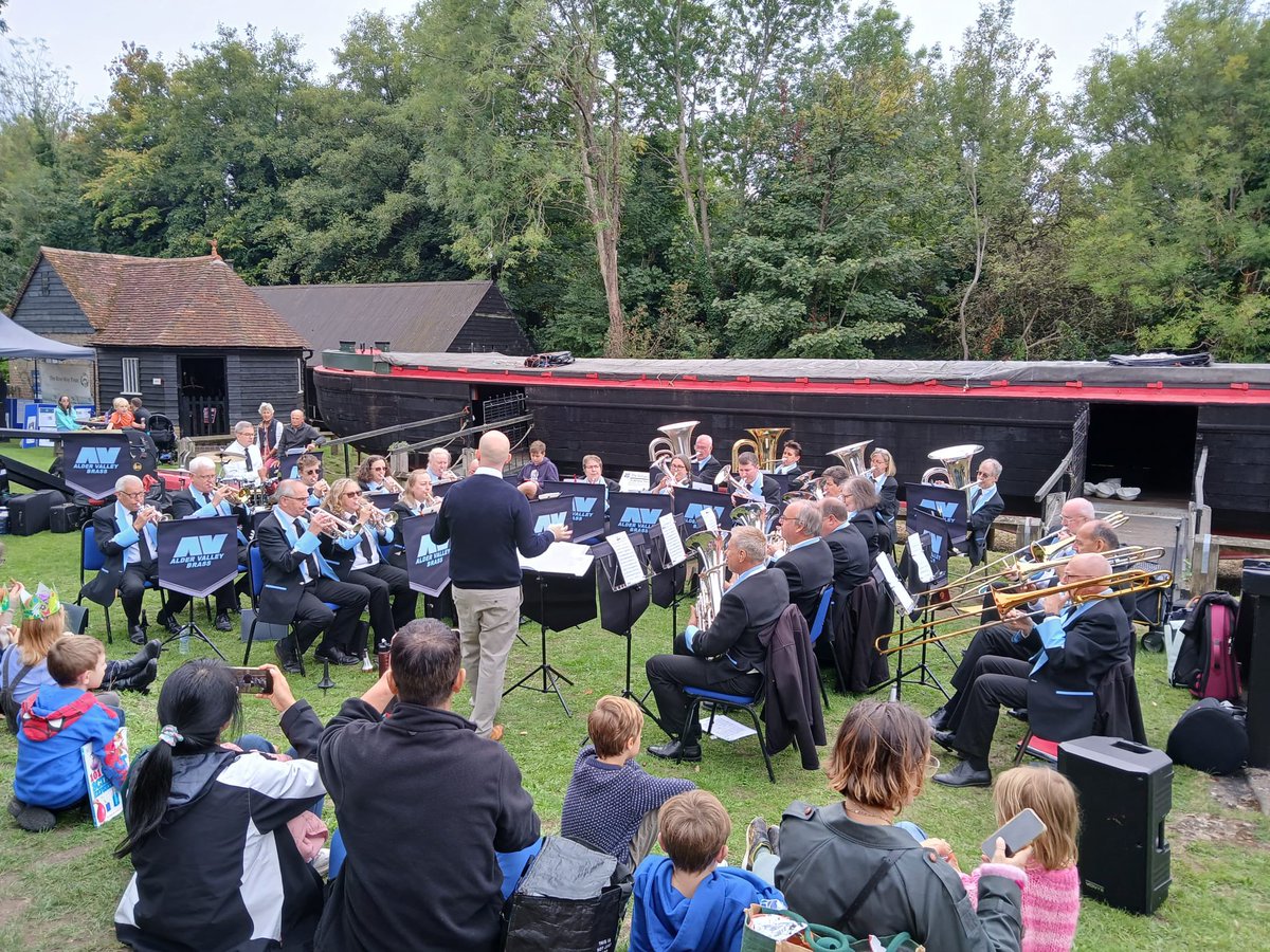 Alder Valley Brass were at National Trust River  Wey and Dapdune Wharf River Festival on Saturday 27 September.  <a href="/NTRiverWey/">NTRiverWey</a> #guildford #farnham <a href="/BrassBandsEng/">Brass Bands England</a> <a href="/4barsrest/">4barsrest.com</a> <a href="/MakingMusic_UK/">Making Music UK</a> <a href="/farnhamherald/">Farnham Herald</a>