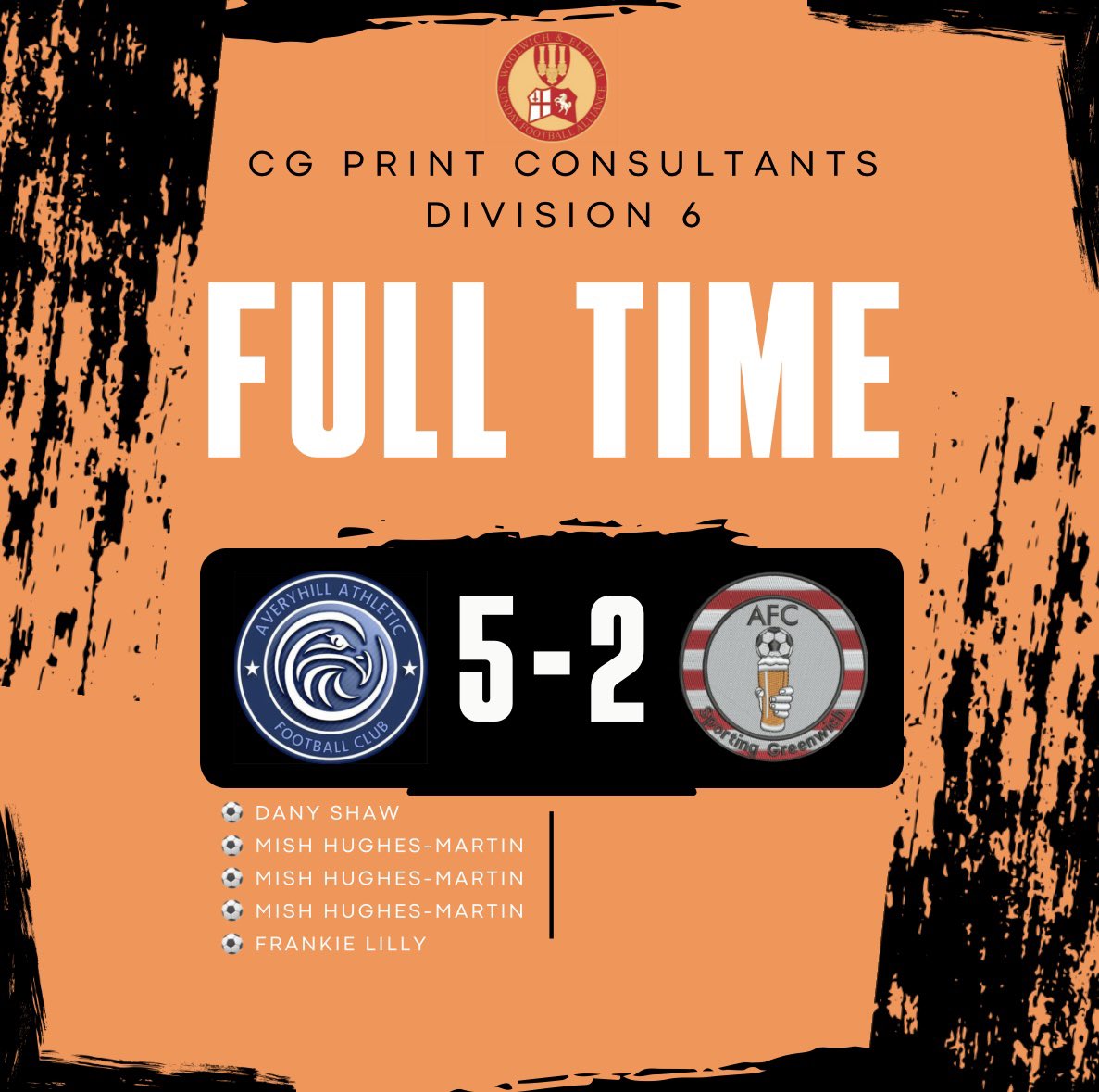 Another 3 points in the bag! great start to the game going 4-0 up in the 1st half. The boys took their foot off the gas a little in the second half which is why it ended 5-2 but none the less great performance great result on to the next 👊🏼 

<a href="/WESFA_Football/">W.E.S.F.A.</a> 
<a href="/SELKXIFC/">SELK XI FC</a>