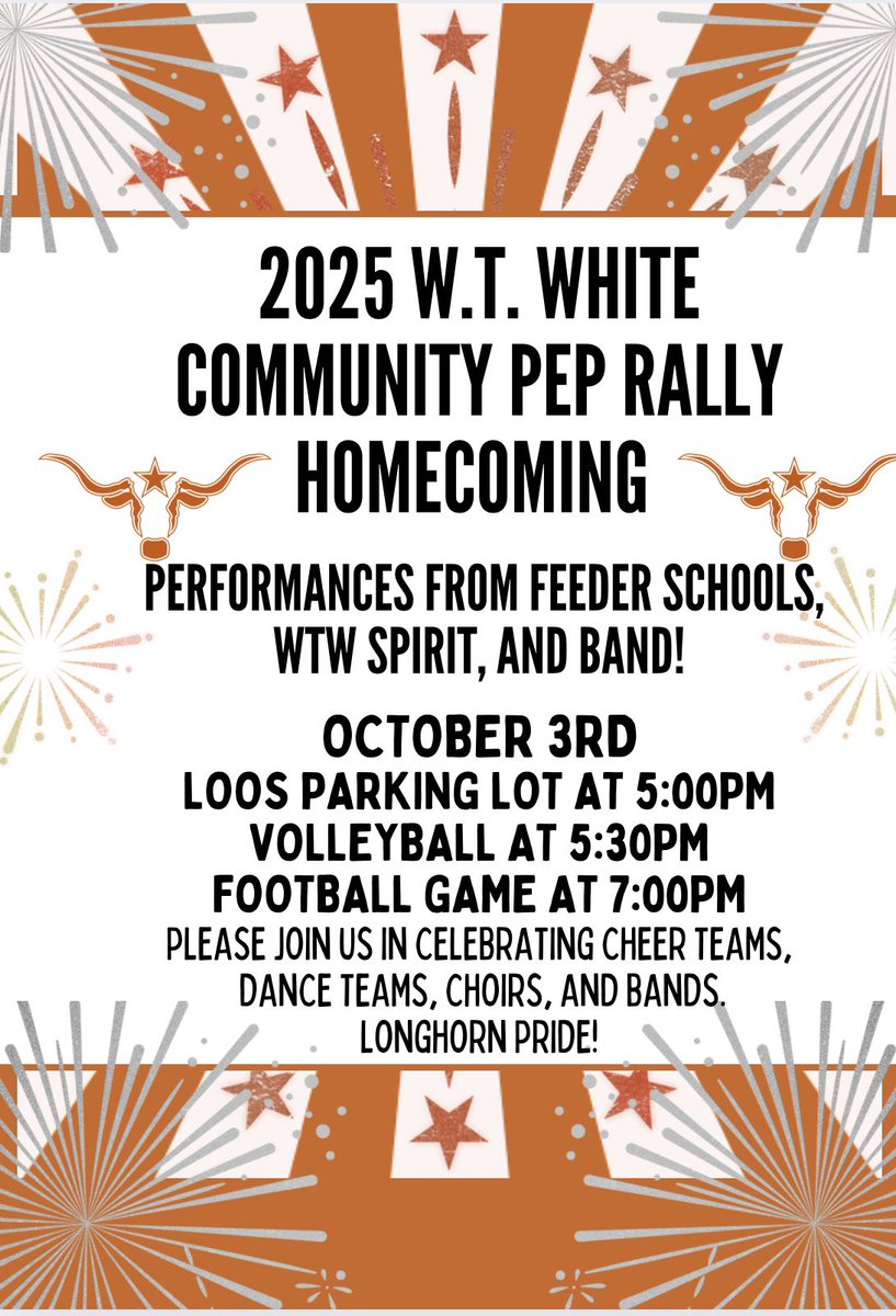 We are so excited to see everyone on Friday!! 🤘🏽🧡