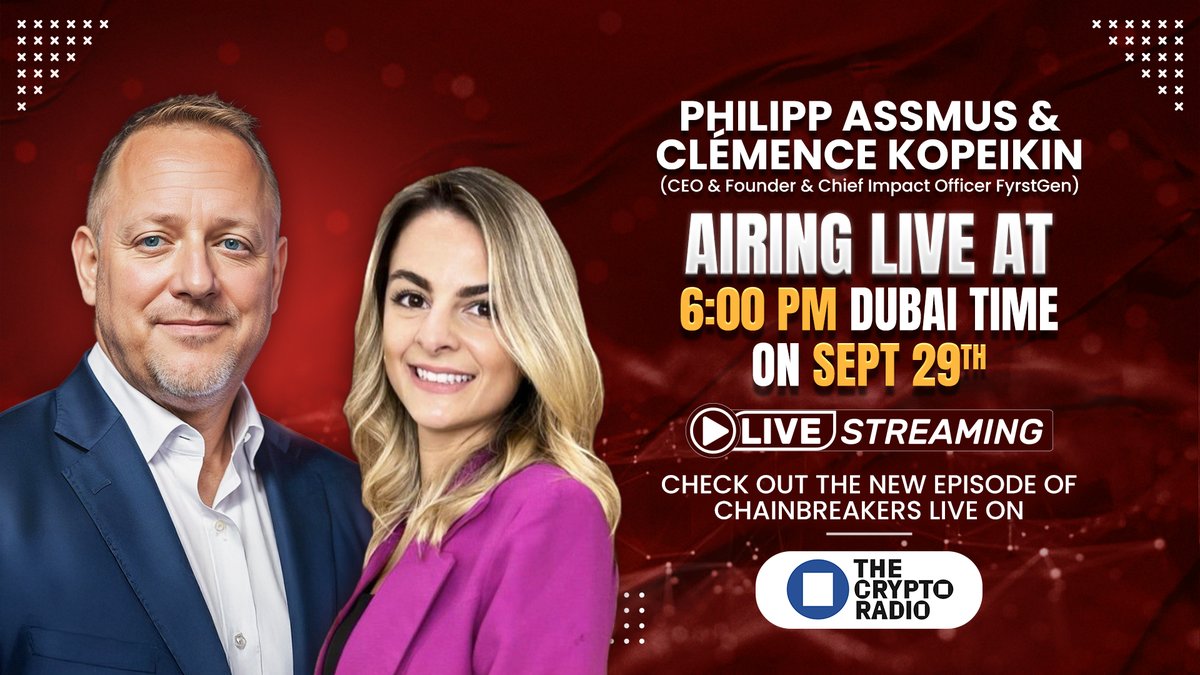 🚨New Episode Alert! Revolutionising the Way Companies are Made | CEO  Philipp Assmus and Chief Impact Officer Clémence Kopeikin of FyrstGen  Tomorrow, September 29, at 6:00PM Dubai time on a new episode