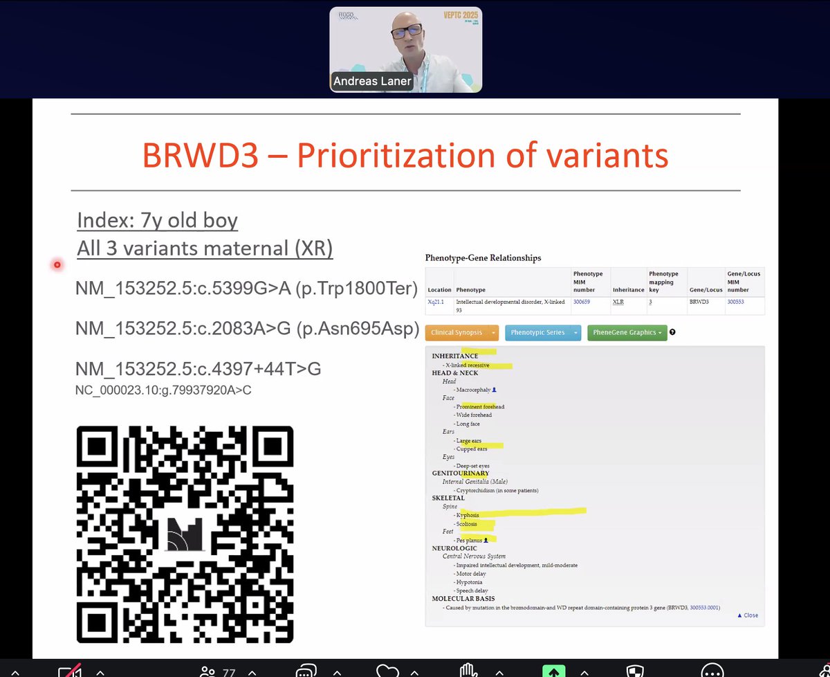 Is it hybrid? Is it virtual 👩‍💻 or in-person? #veptc2025 is all 3 

🤯  3-kinds of event in 1

Andreas Laner from <a href="/MGZMuenchen/">MGZ - Medizinisch Genetisches Zentrum</a> is presenting a virtual workshop on  SNV variant classification <a href="/TheACMG/">ACMG</a>   the in-person follows tomorrow.  

Missed out, consider joining us next year!