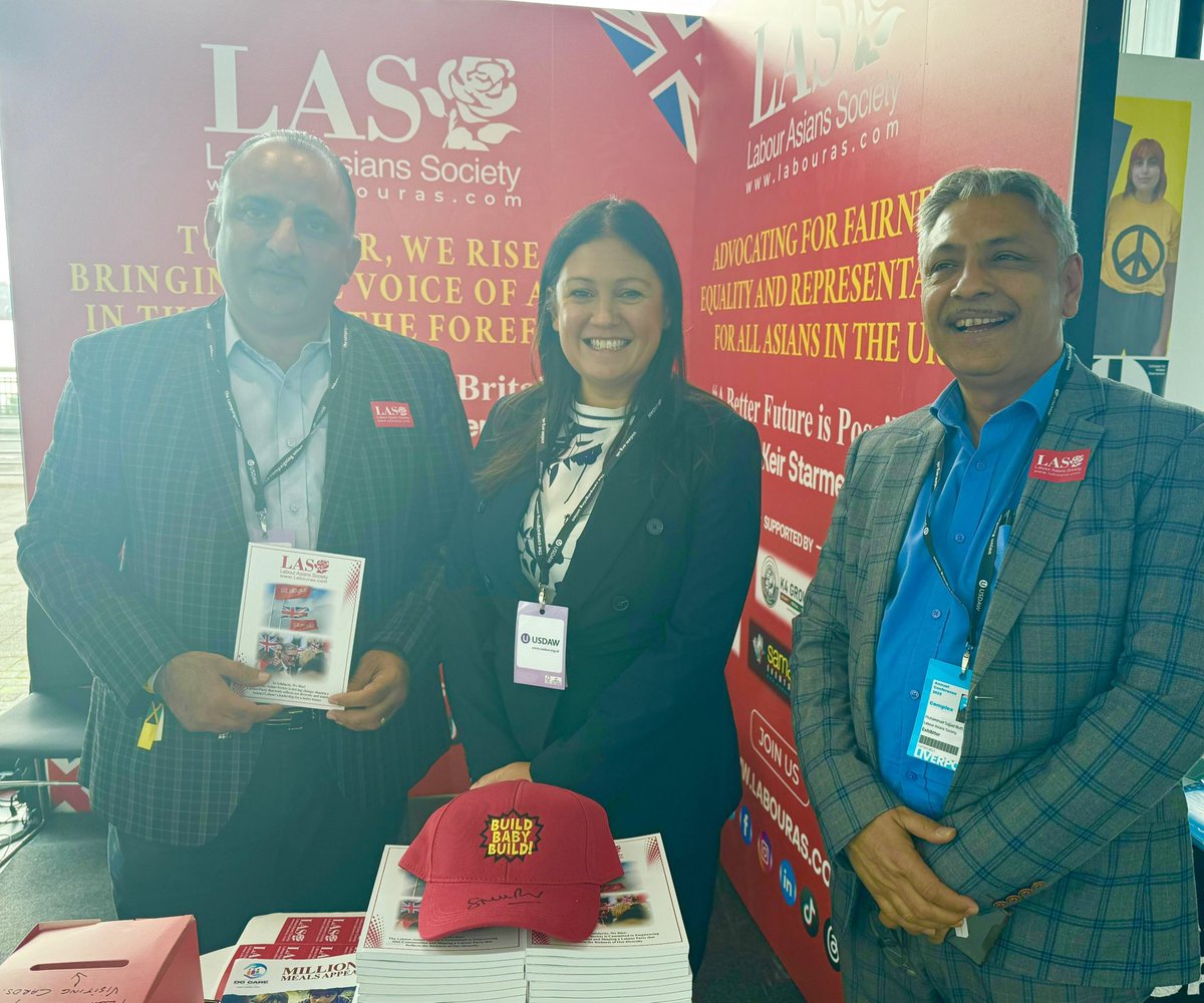 The Rt. Hon. Lisa Nandy MP, <a href="/lisanandy/">Lisa Nandy MP</a> Secretary of State for Media and Sports, visited the Labour Asian Society <a href="/Labouras2024/">Labour Asians Society</a> stand A17 today at Labour Conference 2025 in Liverpool. It was wonderful to see her. Her work is remarkable, and Labour Asian Society fully stands in