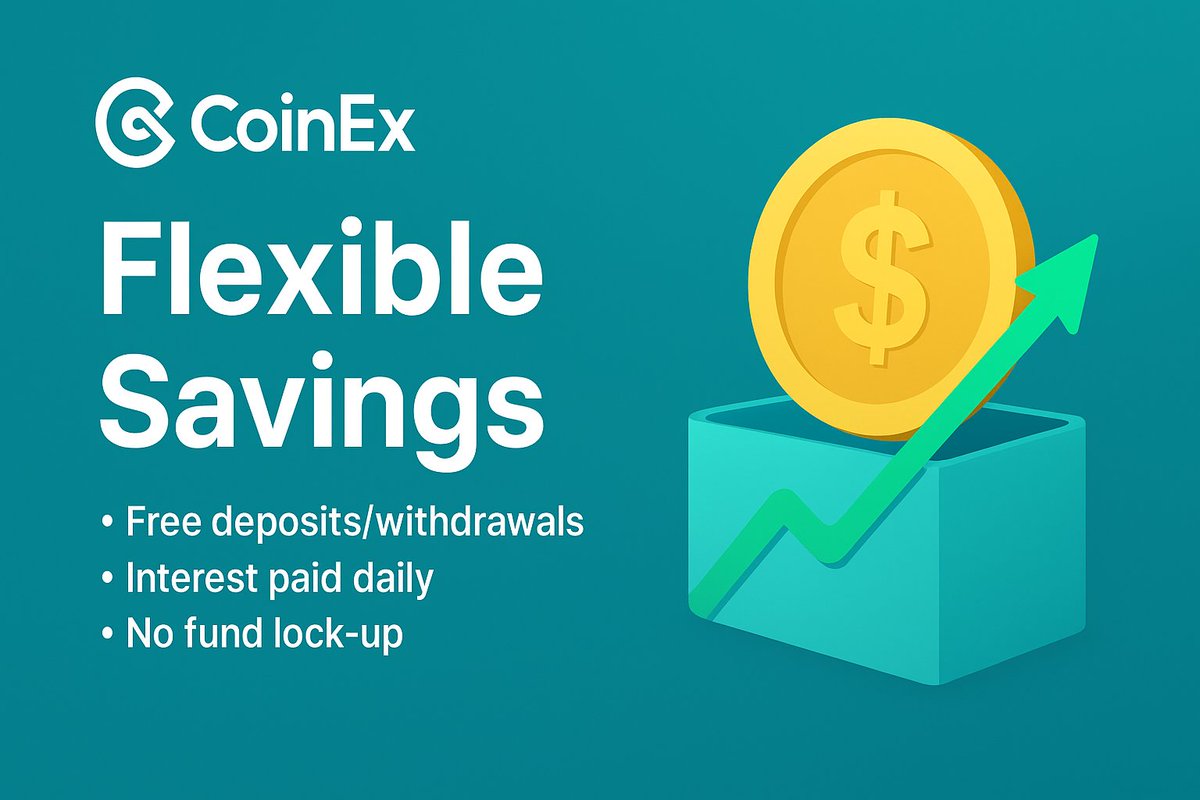 IssifouIssaka04's tweet image. Boostez vos cryptos avec Flexible Savings sur CoinEx 🚀 

➣ Déposez vos cryptos
➣ Retirez quand vous voulez
➣ Touchez des intérêts tous les jours

Pourquoi laisser vos fonds inactifs quand ils peuvent générer plus ? 😉

Essayez-le dès maintenant : coinex.com/en/financial

🔁…
