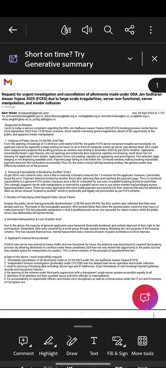 kunjeyan5282's tweet image. @ChittsDash @official_dda @PMOIndia @mlkhattar @LtGovDelhi
Pls do justice , Public trust cannot be eroded like anything, One IP address booking 70 flats and thousand IPs not even logging in server.  No level playing field for all #Injustice
#DDAScam #HamaraAwajHamaraAdhikar