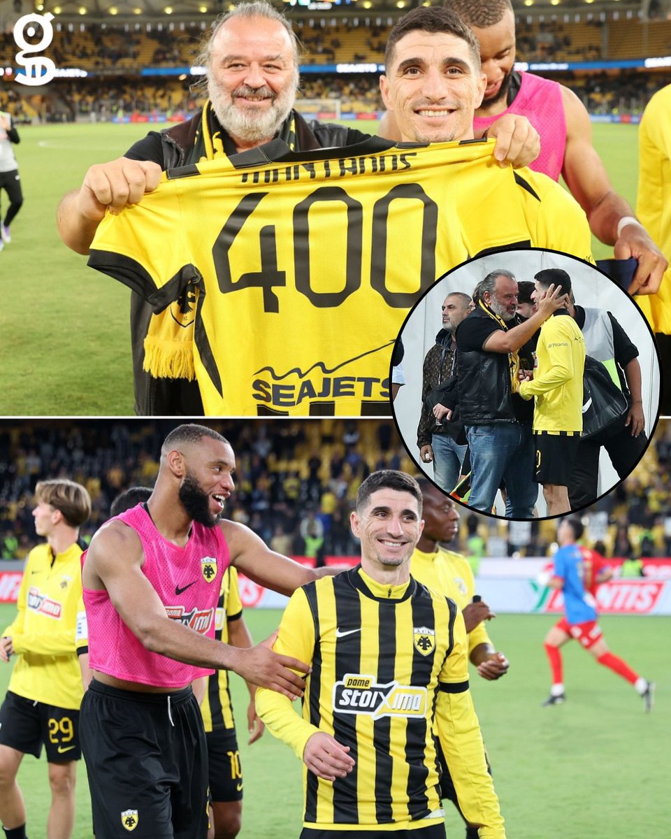 gazzetta_gr's tweet photo. 🟡⚫ 𝝤 𝝡𝝖𝝢𝝩𝝖𝝠𝝤𝝨 𝝩𝝖 𝝚𝝬𝝚𝝞... 𝟰𝟬𝟬, 𝝖𝝥𝝤𝝝𝝚𝝮𝝨𝝜 𝝨𝝩𝝜𝝢 𝗢𝗣𝗔𝗣 𝗔𝗥𝗘𝗡𝗔 𝝡𝝚 𝝫𝝖𝝢𝝚𝝠𝝖-𝝙𝝮𝝦𝝤 𝝩𝝤𝝪 𝝡𝝖𝝦𝝞𝝤𝝪 𝝜𝝠𝝞𝝤𝝥𝝤𝝪𝝠𝝤𝝪❗

#aek #aekfc #aekvol #μανταλος https://t.co/29pxbwFPNF