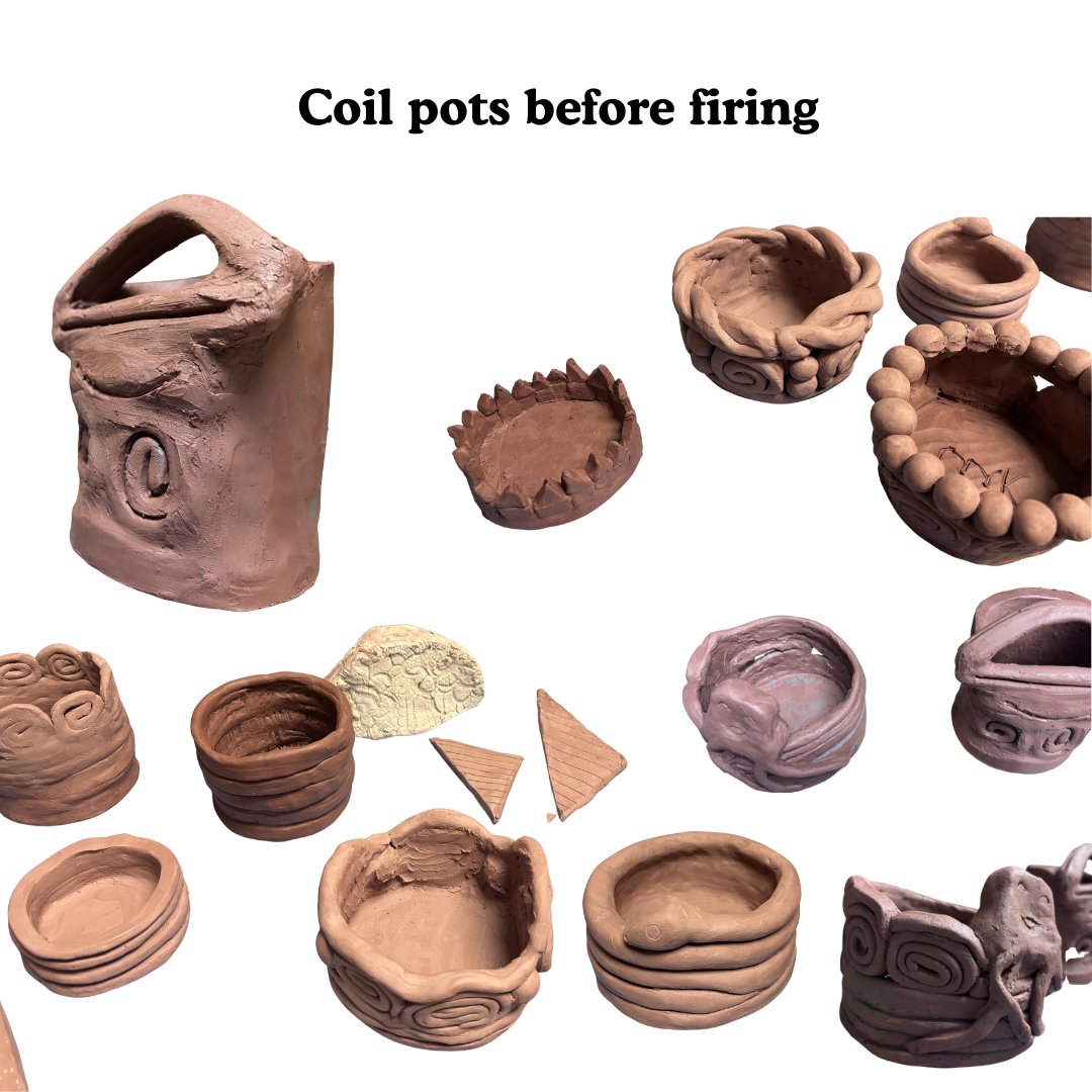 Students in Ms. Claflin's ceramic class have been busy this year with coil pots, pinch pots, coaster and sail boats. Check out some of the great work! #mcchustlers