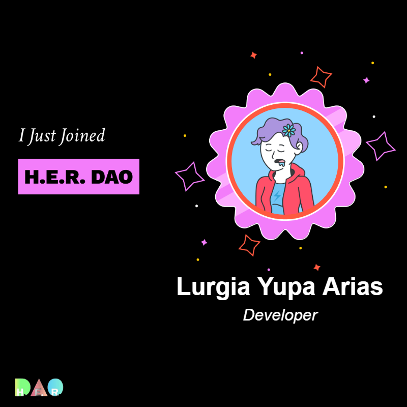 Probé la iniciativa de <a href="/devqueen_/">DevQueen</a> @Her_DAO y me encantó 💜
Así quedó mi tarjeta ✨
👉 Súmate y genera la tuya: getherdaodp.vercel.app
#herdao #web3