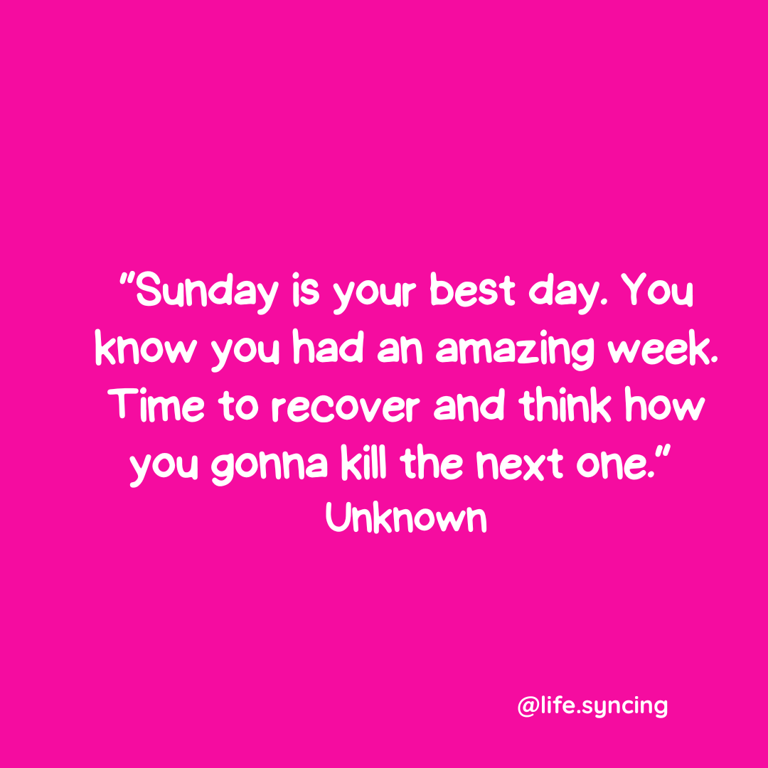 life_syncing's tweet photo. “Sunday is your best day. You know you had an amazing week. Time to recover and think how you gonna kill the next one.”
Unknown
#sunday #thebestday #mazingweek #timetorecover #livewellbewellgowell #quotestoliveby #positivevibes #motivationalvibes #goodvibes #motivate #lifequotes https://t.co/MoVlos1tQC