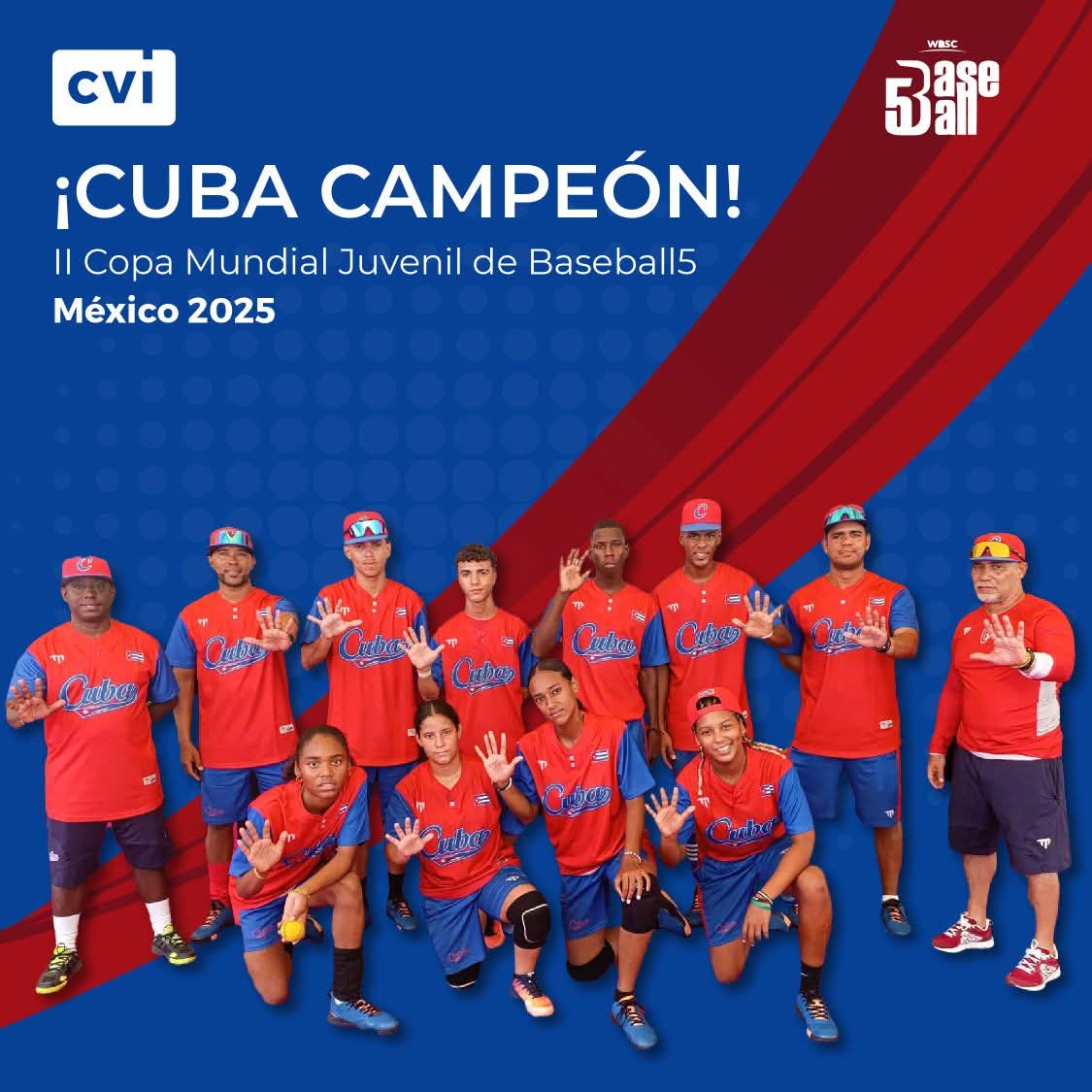InesMChapman's tweet image. ¡#Cuba repite la corona en la Copa Mundial Juvenil de Baseball5!.El equipo nacional de la categoría logró la victoria en el choque final del torneo ante Taipei de China y la clasificación directa a los Juegos Olímpicos de la Juventud Dakar 2026. Felicidades,abrazos.
#CubaInspira