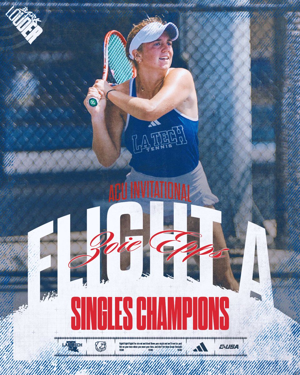 𝗙𝗟𝗜𝗚𝗛𝗧 𝗔 𝗖𝗛𝗔𝗠𝗣𝗜𝗢𝗡!

<a href="/zoie_epps/">Zoie Epps</a> defeats Maria Castano (Tarleton State) 6-3, 6-1 in the title game! 🏆

#BulldogStandard | #BarkLouder 🐶🎾