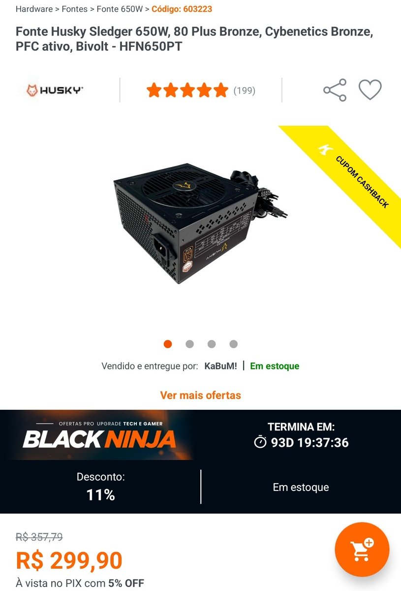 JuzeMane's tweet photo. @kabumcombr Boa tarde, ninja! Quero muito essa fonte pois estou com uma da concorrente que tem fama de explodir 👀, mas essa daqui, além de ser da marca do meu coração, ainda tem vários selos! Eu e meu Pc vamos adorar se formos escolhidos! GO KBM! 🧡 https://t.co/7FpjfnubiN
