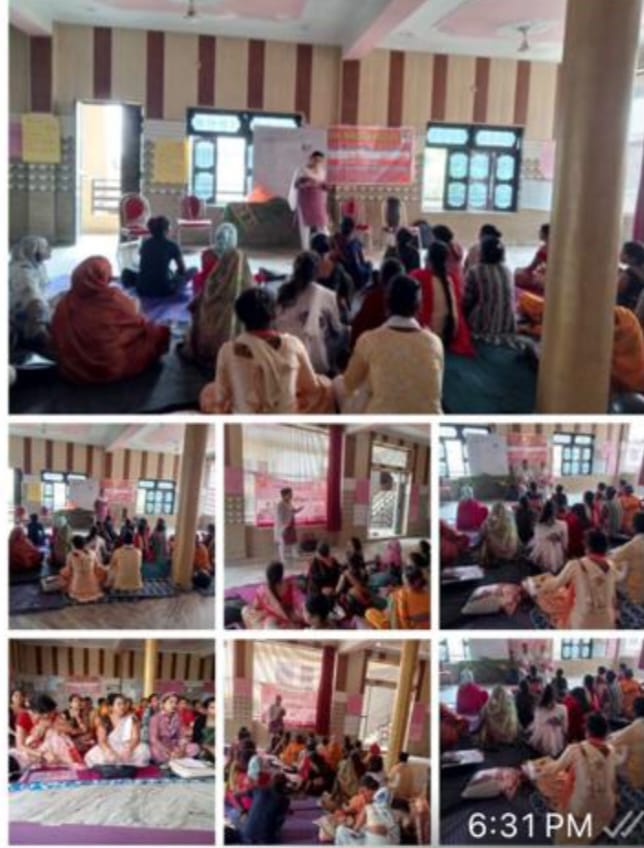 Aaj मिशन शक्ति फेस-5 अंतर्गत सीतापुर में महिला कल्याण विभाग द्वारा कार्यक्रम आयोजित हुए। वन स्टॉप सेंटर ने 150 महिलाओं को बाल विवाह व भ्रूण हत्या पर जागरूक किया तथा पीएचसी कमलापुर में 100 महिलाओं को समानता विषयक जानकारी दी। #MissionShakti