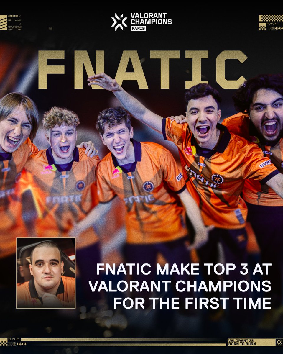 ValorantEsports's tweet image. FNATIC is making a run.