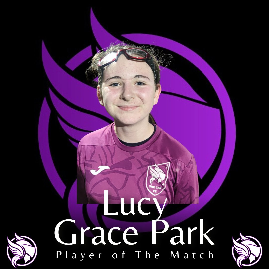 A quiet weekend for the September holidays, hope all the parents enjoyed a rare long lie 🛌 ⏰ ❌

Only one match this weekend as our U12s Whites played a mixed friendly on Friday night 🤍

Player of the Match:

Lucy Grace Park 🧤 

🖤💜

#SheCan
#SheCanFC
#BelieveSheCan